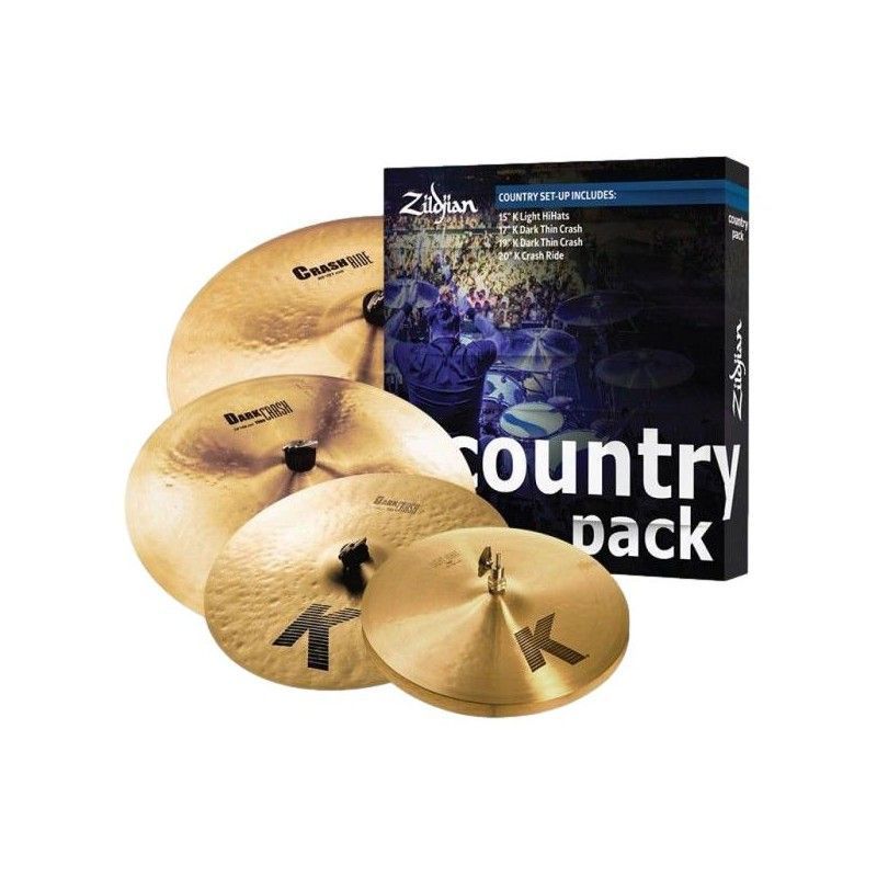 43 SET DE PLATOS K COUNTRY HH14 CRASH 17 & 19 RIDE 20 ZILDJIAN
