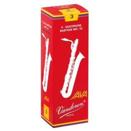 CAJA 5 CAÑAS VANDOREN JAVA ROJA SAXO BARITONO