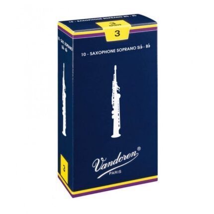 CAJA 10 CAÑAS VANDOREN TRADICIONAL SAXO SOPRANO