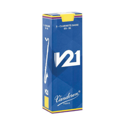 CAJA 5 CAÑAS VANDOREN V21 PARA CLARINETE BAJO