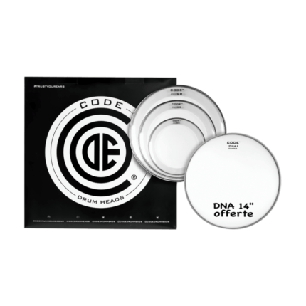 PACK PARCHES CODE CLEAR COATED DNA FUSION (10,12,14″ + 14DNA)