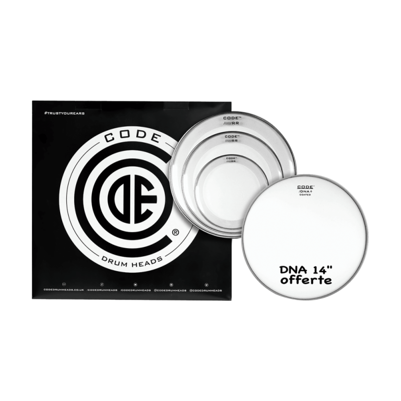 code-pack-coated-dna-fusion- PACK PARCHES CODE CLEAR COATED DNA FUSION (10,12,14″ + 14DNA)