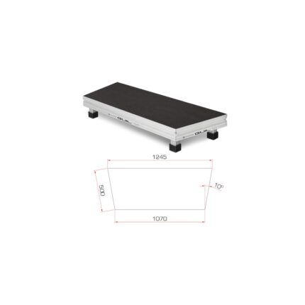 MÓDULO DE GRADA DE CORO TRAPEZOIDAL GUIL GRT-2