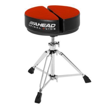 SILLÍN AHEAD 14'' SPINAL GLIDE ROUND 4'' RED CLOTH TOP/BLACK SIDES