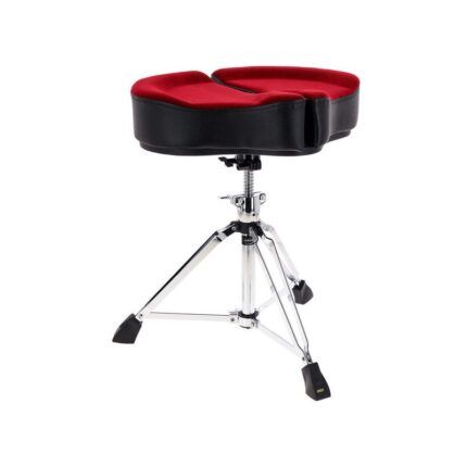 SILLÍN AHEAD 18'' SPINAL GLIDE SADDLE RED CLOTH TOP/BLACK SIDES