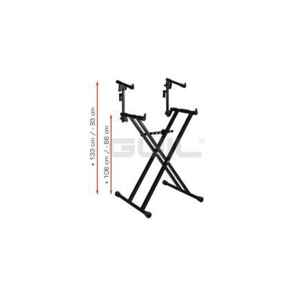 SOPORTE TECLADO TIPO DOBLE "X" GUIL ST-114
