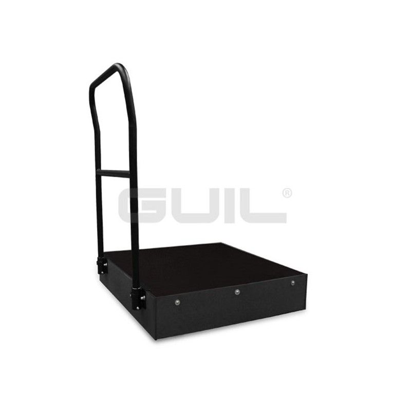 tarima-de-aluminio-para-director-de-1-x-1-m-con-embellecedor-de-madera-y-quitamiedos