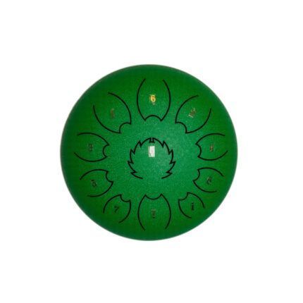 Steel Tongue Drum F-Zone STD1011N Verde (10" 11 notas)