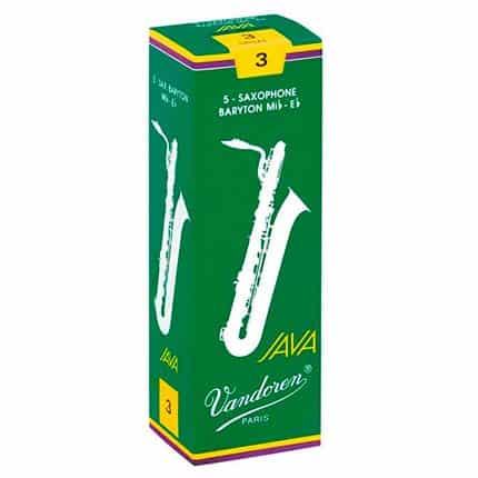 caja cañas saxofon baritono marca vandoren