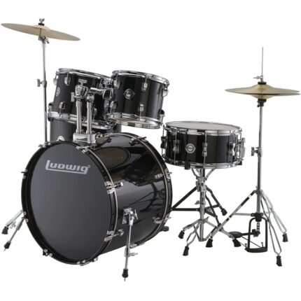 Batería Ludwing Accent Drive 5PC Black